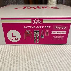 Girls Justice Active gift set